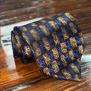 Bellissimo Italian Silk Neck‎ Tie – Geometric Pattern